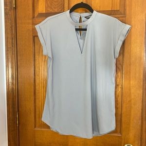 Steel blue blouse